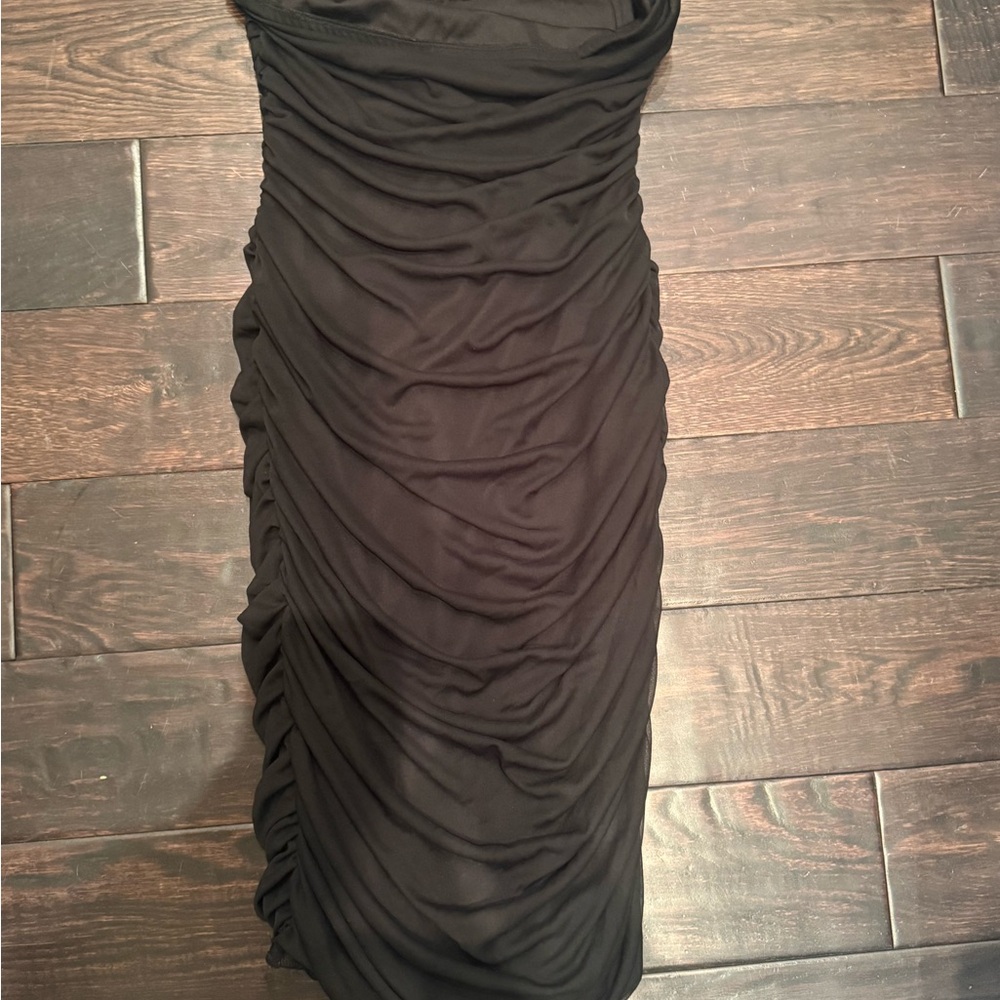Y2K 2000s black Strapless Dress - Picture 4 of 4
